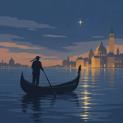 Near the Area, Where Reigns Venice of Gold - poem by - Alexander Pushkin