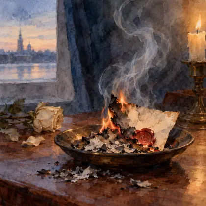 The Burned Letter - poem by - Alexander Pushkin