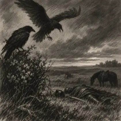 The Raven to the Ravens Flies - poem by - Alexander Pushkin