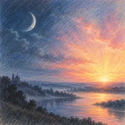 The Saddened Crescent - poem by - Alexander Pushkin