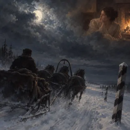 The Winter Road - poem by - Alexander Pushkin