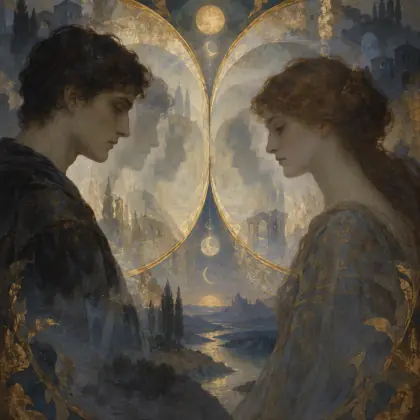 As when, with downcast eyes... - poem by - Alfred Lord Tennyson