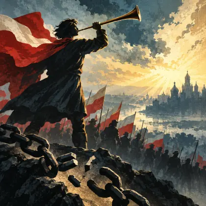 Blow ye the trumpet, gather from afar... - poem by - Alfred Lord Tennyson