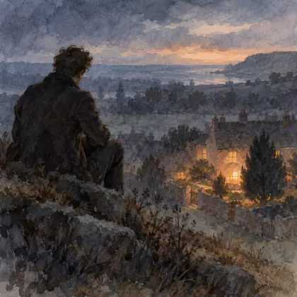 But Enoch yearn'd to see her face again... - poem by - Alfred Lord Tennyson
