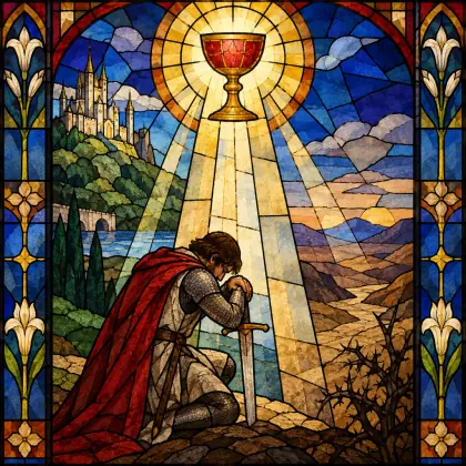 Idylls Of The King - Part IX - The Holy Grail - poem by - Alfred Lord Tennyson