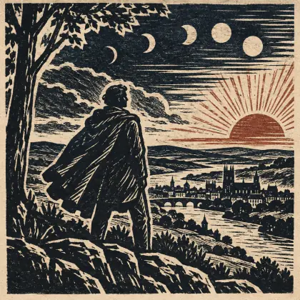 Love thou thy land, with love far-brought - poem by - Alfred Lord Tennyson