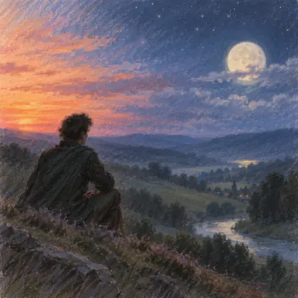 Move eastward, happy earth... - poem by - Alfred Lord Tennyson