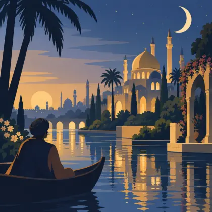 Recollections of the Arabian Nights - poem by - Alfred Lord Tennyson