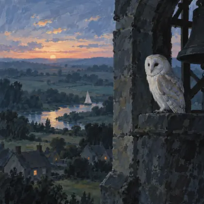 Song—The Owl - poem by - Alfred Lord Tennyson