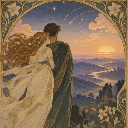 The Day-Dream - Part VI - The Departure - poem by - Alfred Lord Tennyson