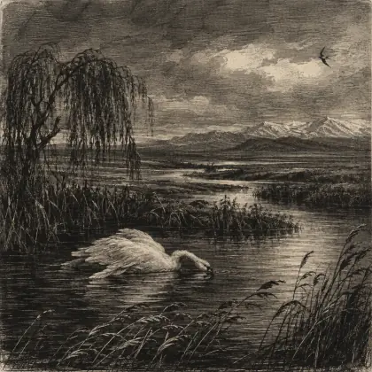 The Dying Swan - poem by - Alfred Lord Tennyson