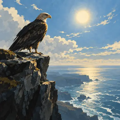 The Eagle - poem by - Alfred Lord Tennyson