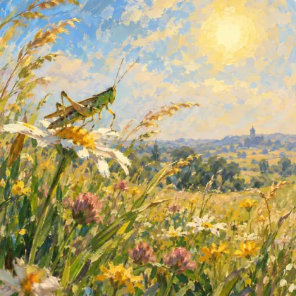 The Grasshopper - poem by - Alfred Lord Tennyson