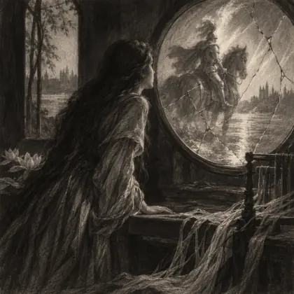 The Lady of Shalott - Part III - poem by - Alfred Lord Tennyson