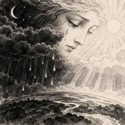 The Tears of Heaven - poem by - Alfred Lord Tennyson