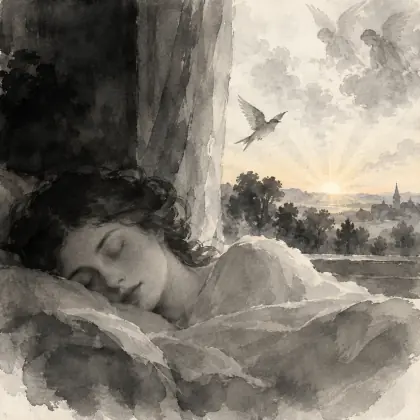 To a Lady Sleeping - poem by - Alfred Lord Tennyson