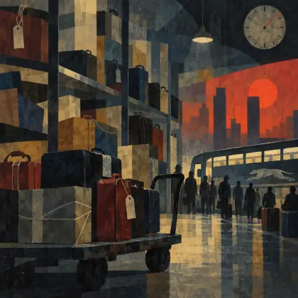 In the Baggage Room at Greyhound - poem by - Allen Ginsberg