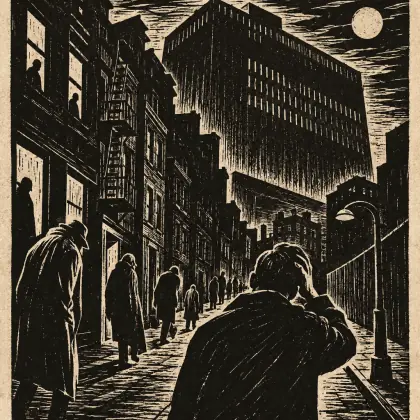 Walking Home at Night - poem by - Allen Ginsberg