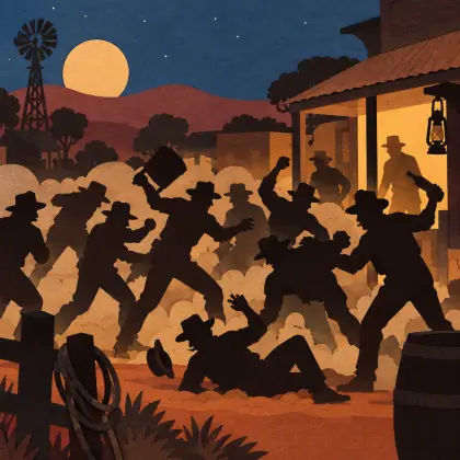 An Evening in Dandaloo - poem by - Banjo Paterson