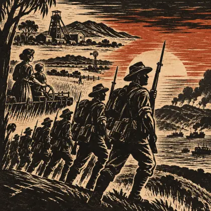 Australia Today 1916 - poem by - Banjo Paterson