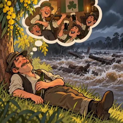 How M’ginnis Went Missing - poem by - Banjo Paterson
