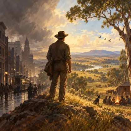 In Defence of the Bush - poem by - Banjo Paterson