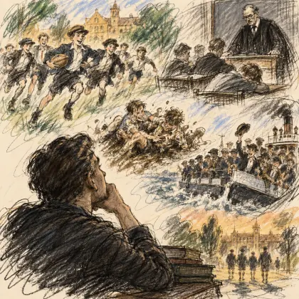 Old Schooldays - poem by - Banjo Paterson