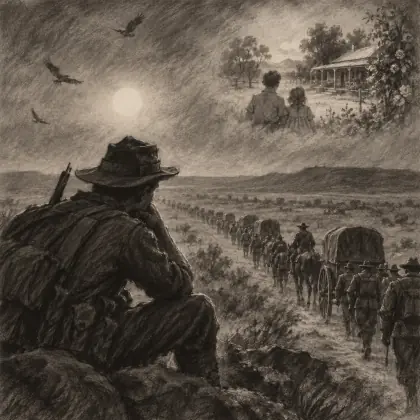 On the Trek - poem by - Banjo Paterson