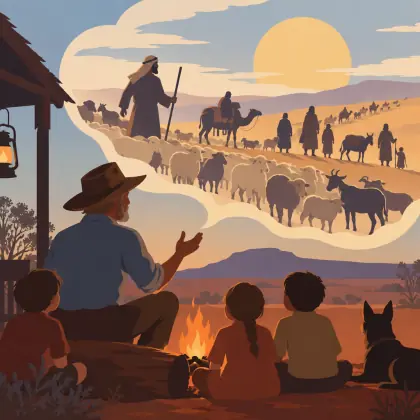 Saltbush Bill on the Patriarchs - poem by - Banjo Paterson