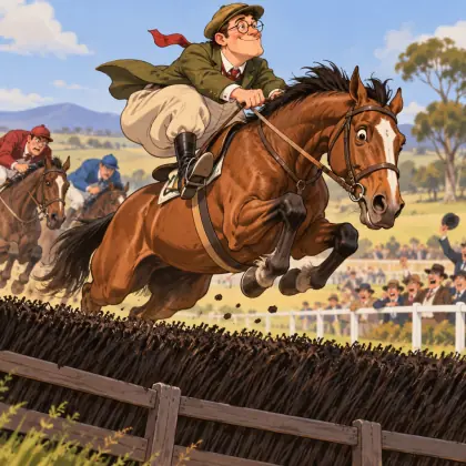 The Amateur Rider - poem by - Banjo Paterson