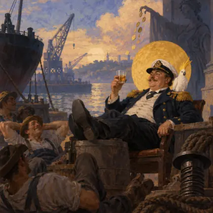 The Ballad of Cockatoo Dock - poem by - Banjo Paterson