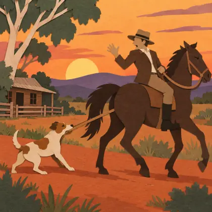 The Ballad of M. T. Nutt and His Dog - poem by - Banjo Paterson