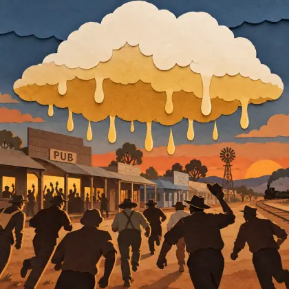 The City of Dreadful Thirst - poem by - Banjo Paterson