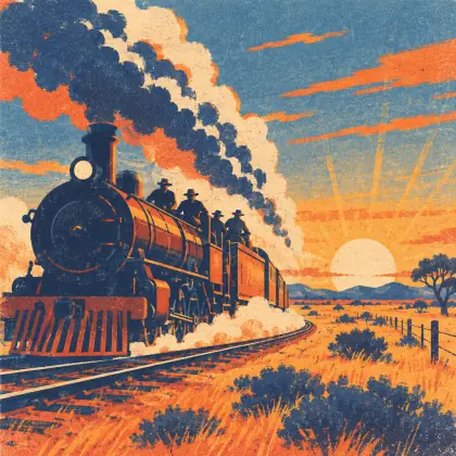 The Flying Gang - poem by - Banjo Paterson