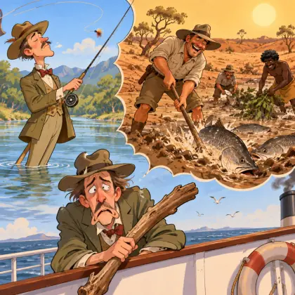 The Lung Fish - poem by - Banjo Paterson