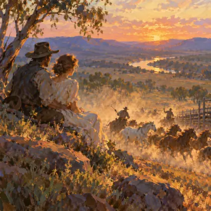 The Mylora Elopement - poem by - Banjo Paterson