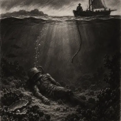 The Pearl Diver - poem by - Banjo Paterson