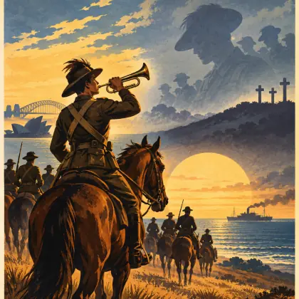 The Reveille - poem by - Banjo Paterson