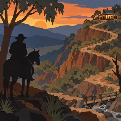 The Road to Hogan's Gap - poem by - Banjo Paterson