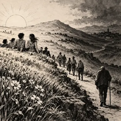 The Road to Old Man's Town - poem by - Banjo Paterson