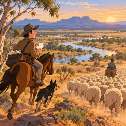 The Travelling Post Office - poem by - Banjo Paterson