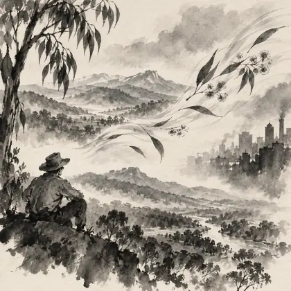 The Winds Message - poem by - Banjo Paterson
