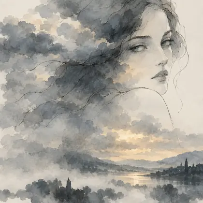 Cloudy Sky - poem by - Charles Baudelaire