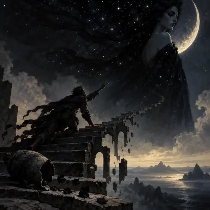 I Adore You as Much as the Nocturnal Vault... - poem by - Charles Baudelaire