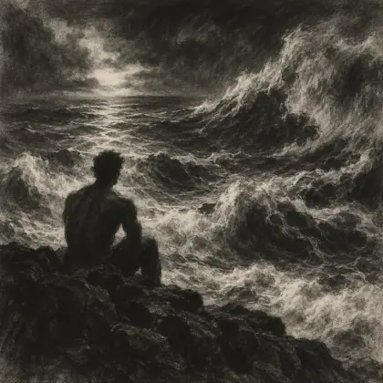 Man and the Sea - poem by - Charles Baudelaire