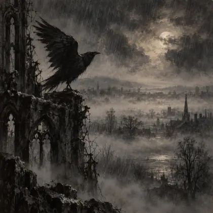Mist and Rain - poem by - Charles Baudelaire