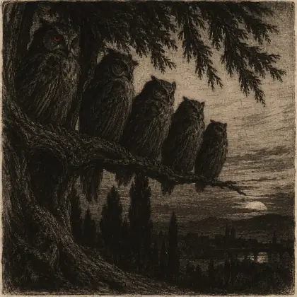 Owls - poem by - Charles Baudelaire