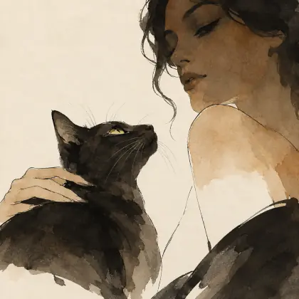 The Cat Superbe - poem by - Charles Baudelaire