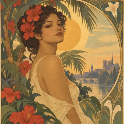 To a Creole Lady - poem by - Charles Baudelaire