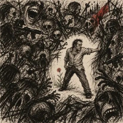 A Challenge to the Dark - poem by - Charles Bukowski